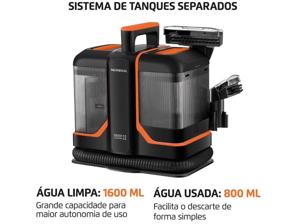 Extratora Mondial Portátil Deep Cleaner II EXP-02-O 1800W - 2