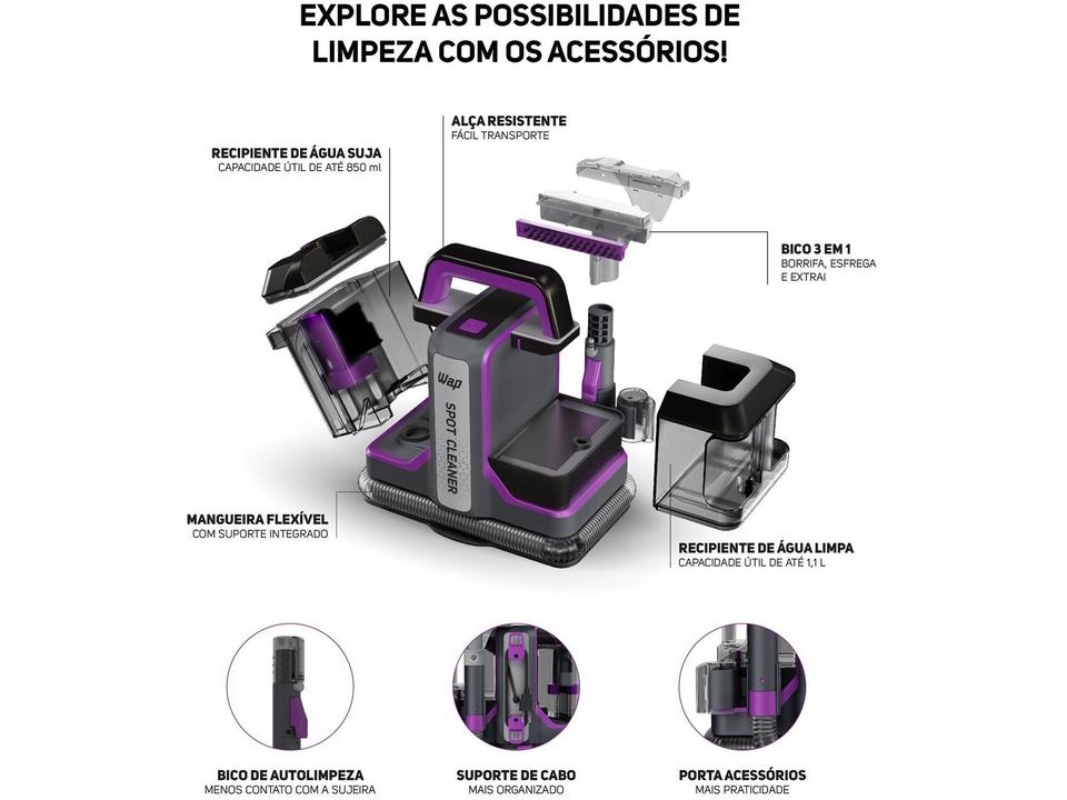 Extratora Wap Portátil Spot Cleaner W3 1450W - 9