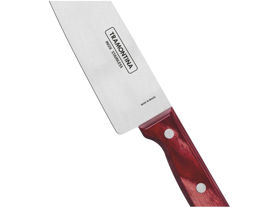 Faca Chef Inox 8” Tramontina Polywoo - 4