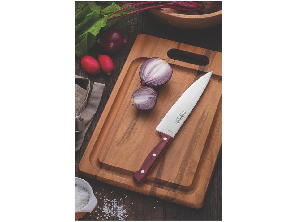 Faca Chef Inox 8” Tramontina Polywoo - 1