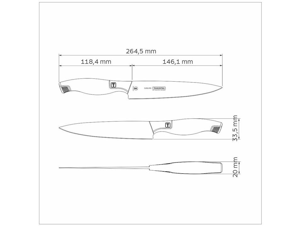 Faca de Cozinha Tramontina Inox 6" Utility Sublime - 6