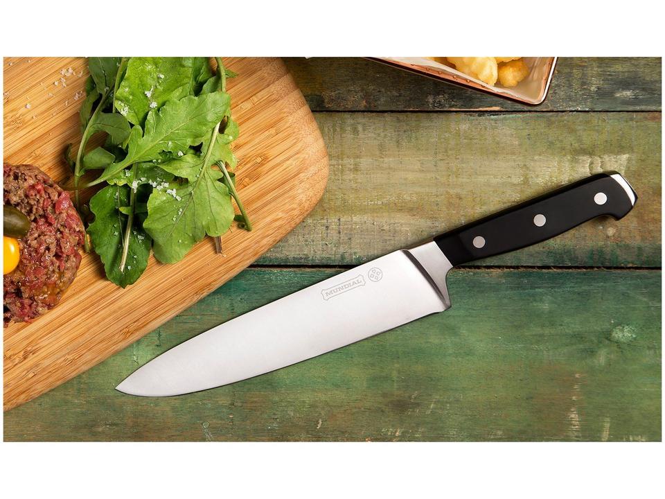 Faca para Carne Mundial Inox 8” Chef Kitche - 1