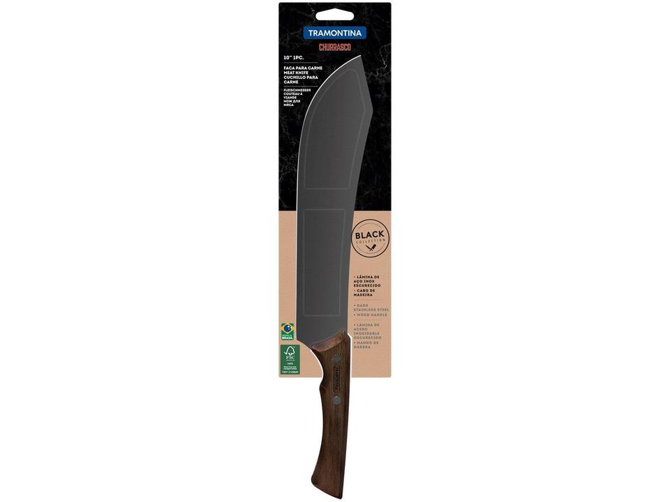 Faca para Carne Tramontina Inox 10” Churrasco Blac - 3