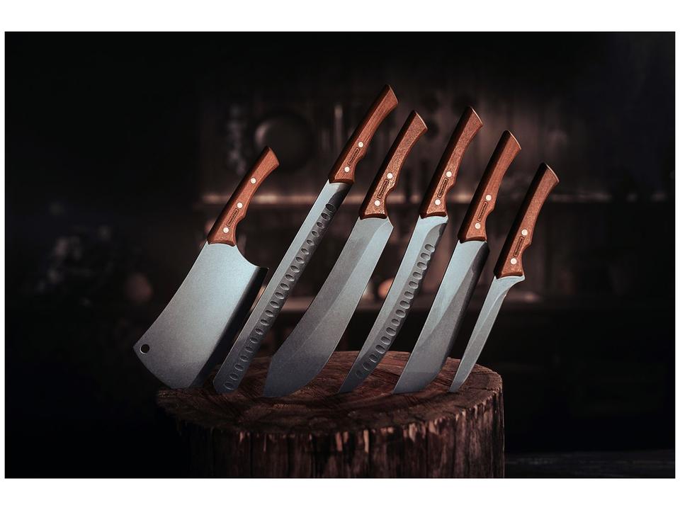 Faca para Carne Tramontina Inox 8” Churrasco Black - 2