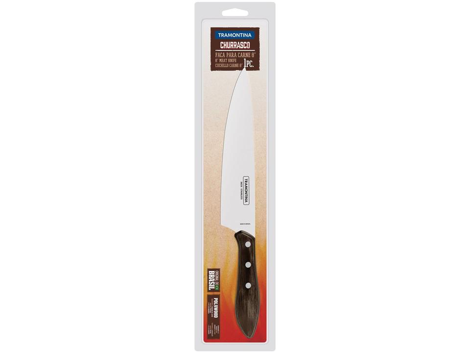 Faca para Carne Tramontina Inox 8” Polywood - 1