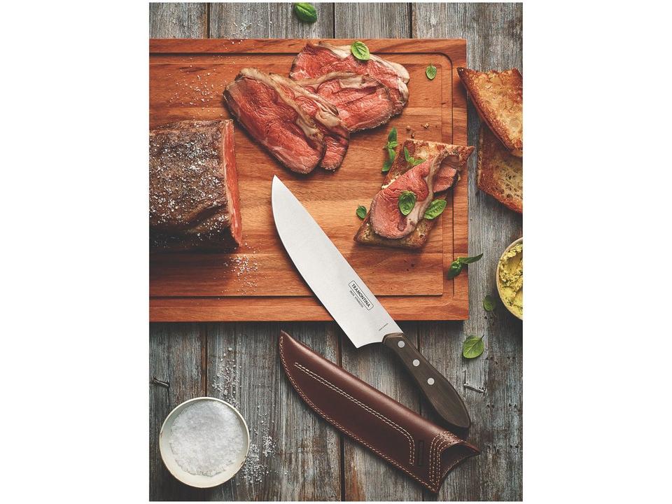 Faca para Carne Tramontina Inox 8” Polywood - 1