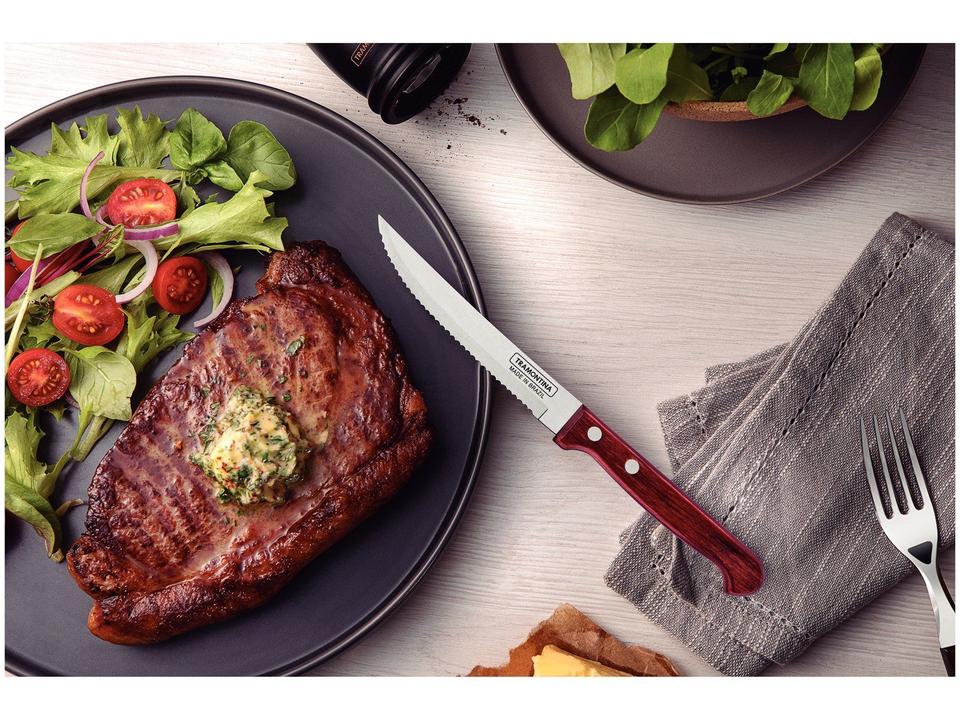 Faca para Churrasco Tramontina Inox 5” Polywoo - 1