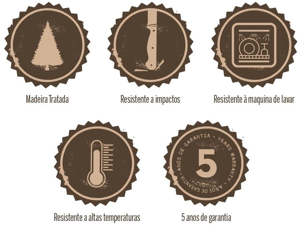 Faca para Cozinha Tramontina Inox 7” - 5