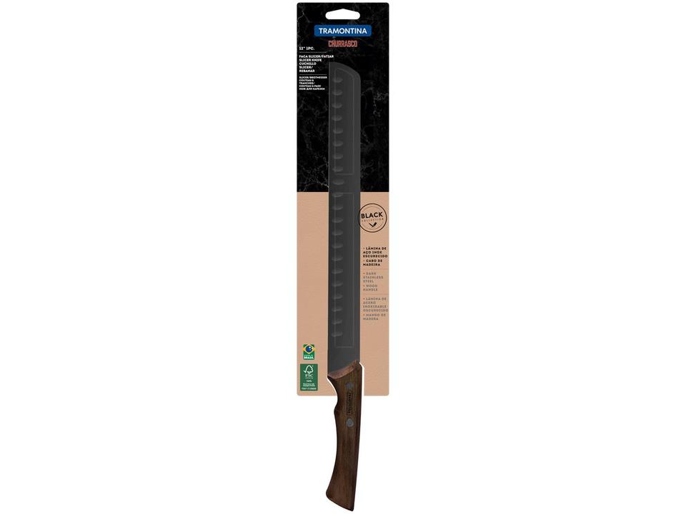 Faca para Fatiar e Picar 12” Inox Tramontina - 4