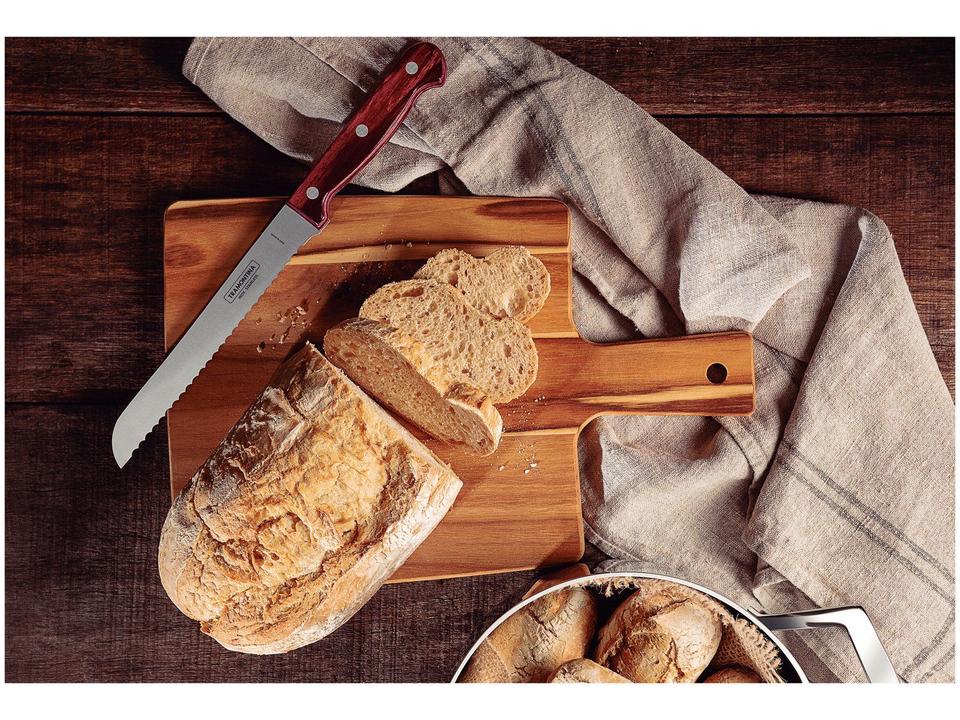 Faca para Pão Tramontina Inox 7” Polywoo - 2