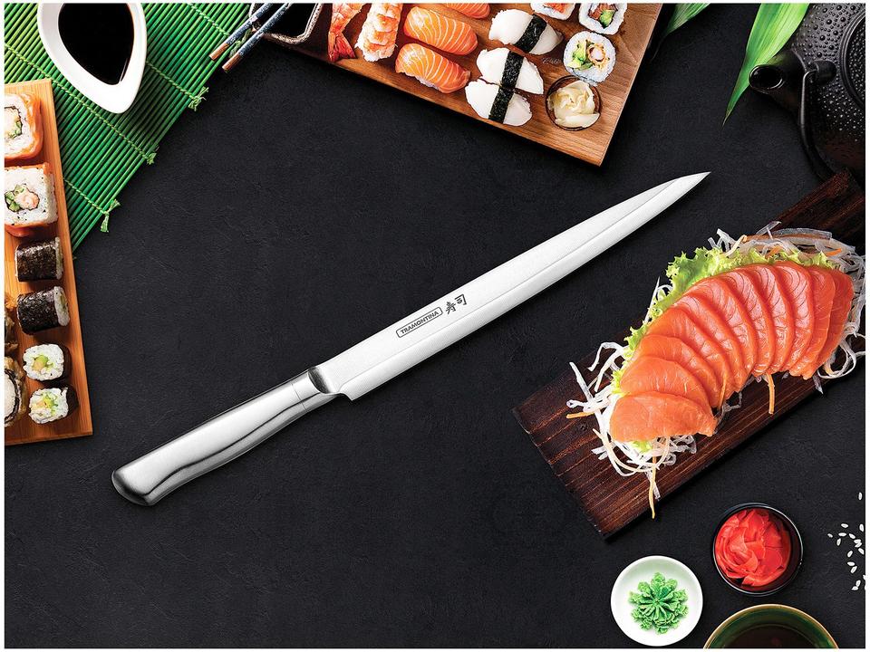 Faca para Sushi Tramontina Inox 9” Sushi Diamond - 3