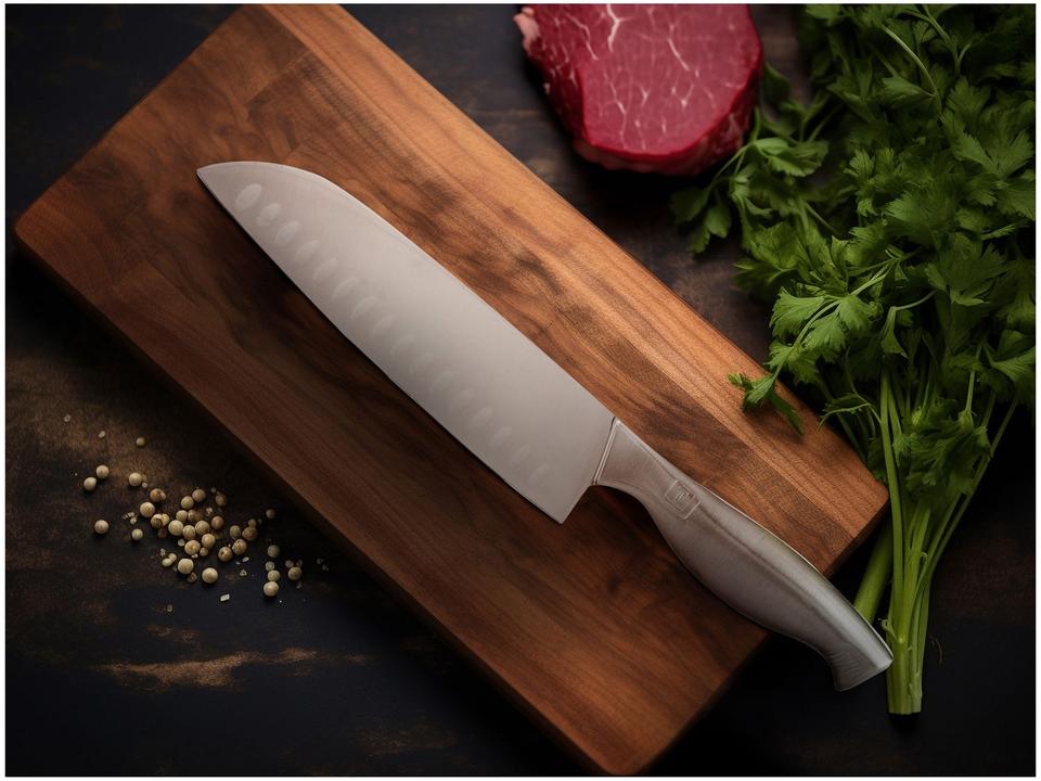 Faca Tramontina Inox 7,5" Santoku Sublime - 1