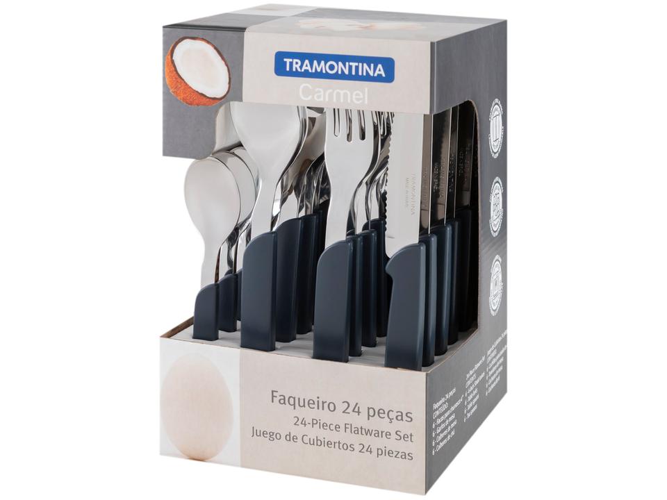 Faqueiro Tramontina Carmel 23499021 Inox 24 Peças - 5