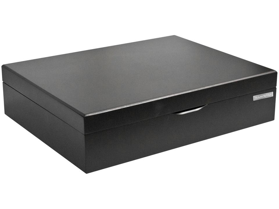 Faqueiro Tramontina Inox 101 Peças Berlin Brilho 66934214 com Estojo - 12