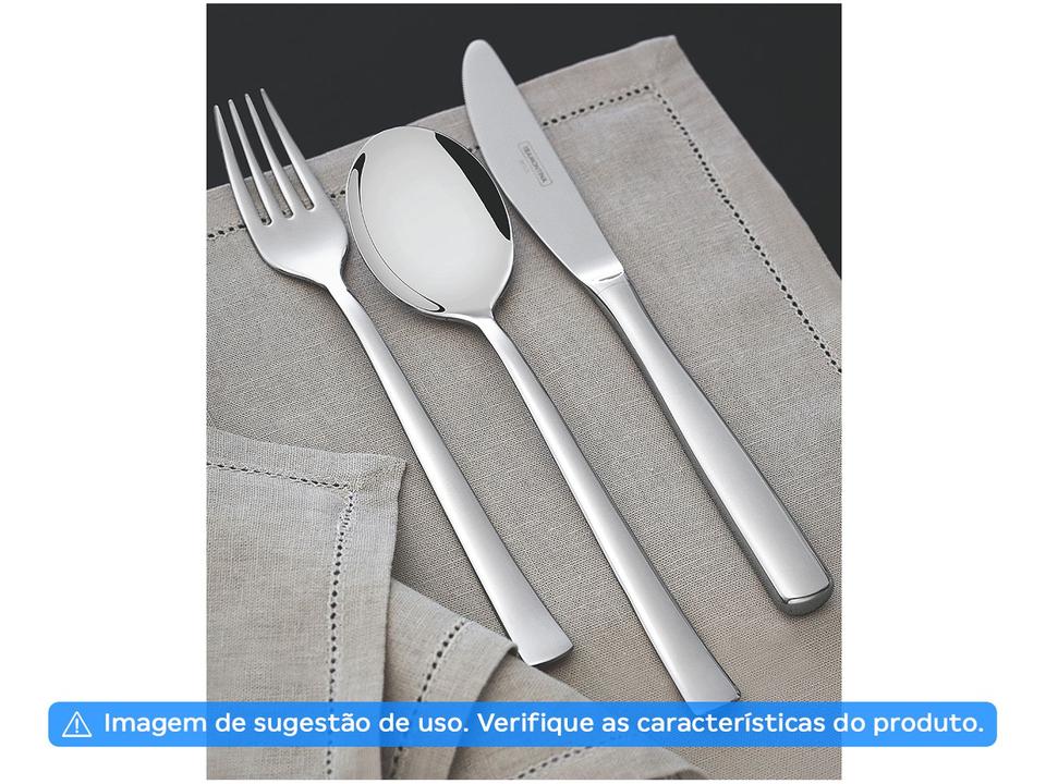 Faqueiro Tramontina Inox 101 Peças Berlin Brilho 66934214 com Estojo - 4