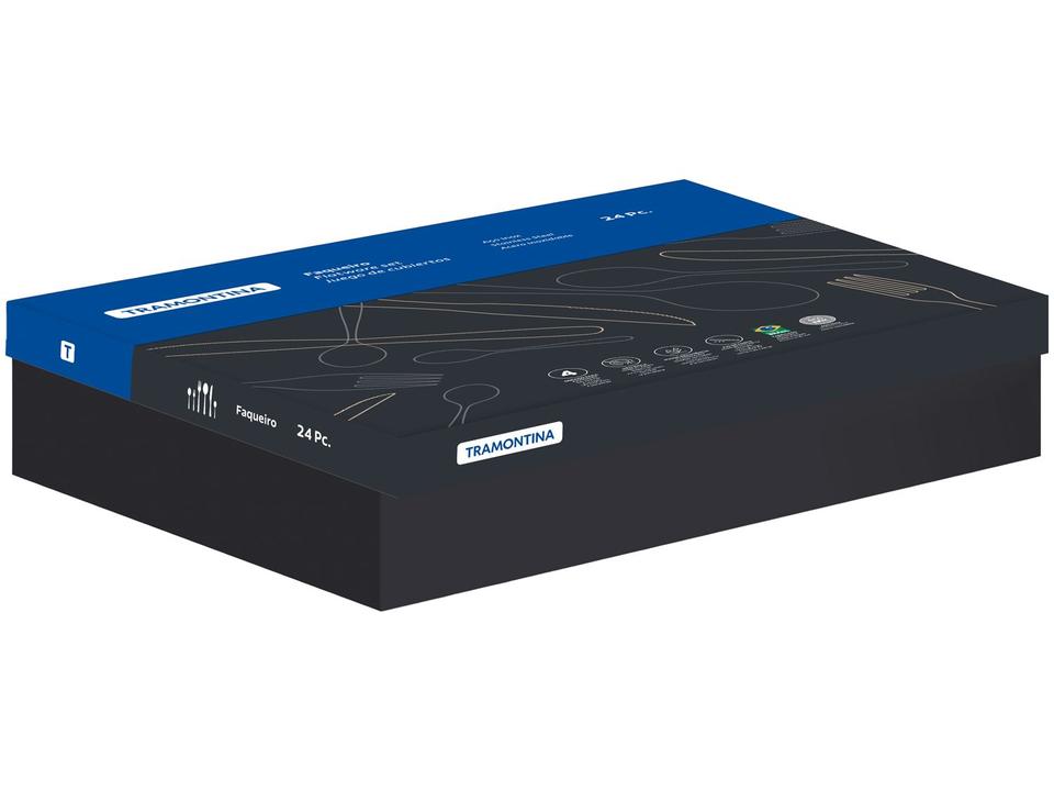 Faqueiro Tramontina Inox 24 Peças para Churrasco Berlin Brilho - 3