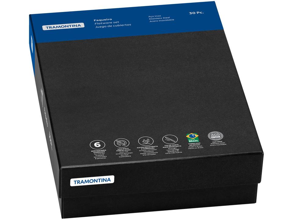 Faqueiro Tramontina Inox 30 Peças para Sobremesa Zurique - 3