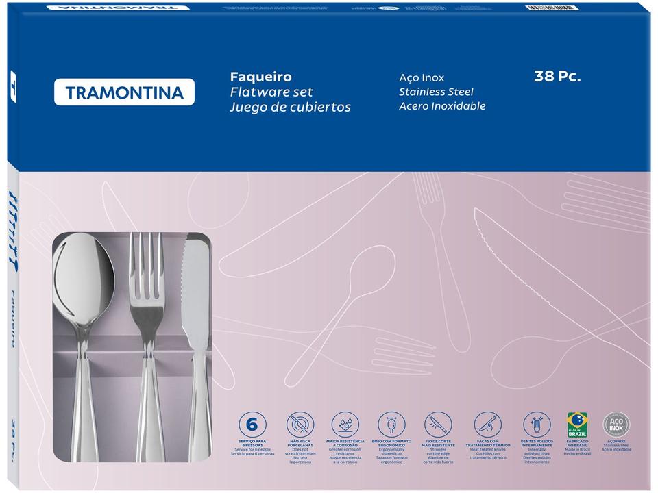 Faqueiro Tramontina Inox 38 Peças Laguna 66906510 - 6