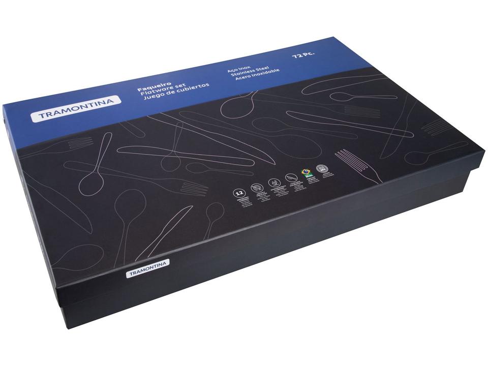 Faqueiro Tramontina Inox 72 Peças para Churrasco Oslo 66985154 - 4