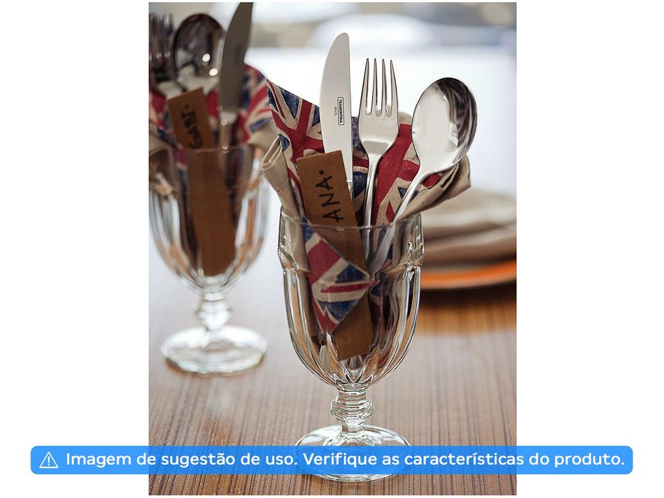 Faqueiro Tramontina Inox 76 Peças Berlin Brilho 66934304 com Estojo - 4