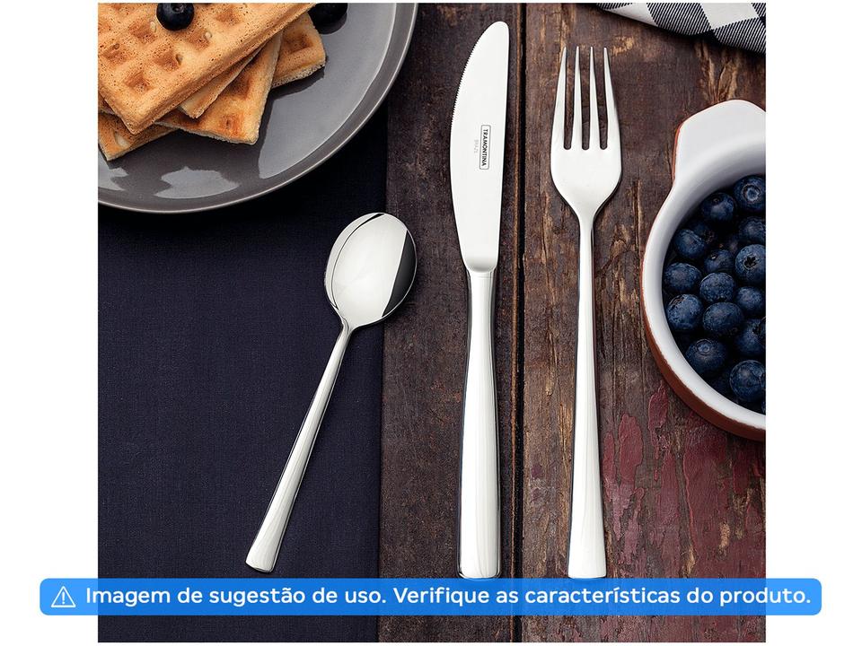 Faqueiro Tramontina Inox 76 Peças Berlin Brilho 66934304 com Estojo - 6