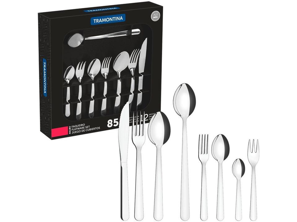 Faqueiro Tramontina Inox 85 Peças Malibu - 2