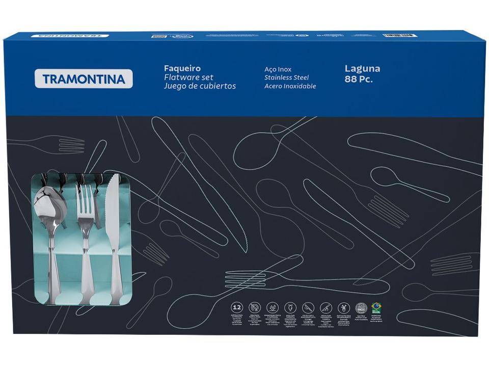 Faqueiro Tramontina Inox 88 Peças Laguna - 4