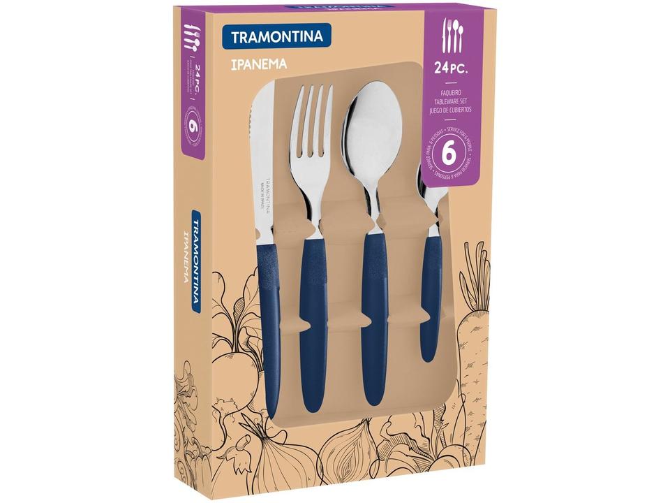 Faqueiro Tramontina Inox Ipanema 24 Peças - 3