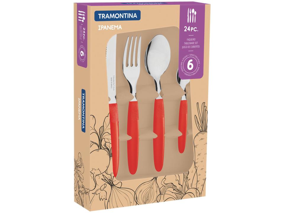 Faqueiro Tramontina Inox Ipanema 24 Peças - 4