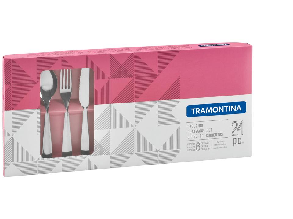 Faqueiro Tramontina Inox Laguna 24 Peças - 3