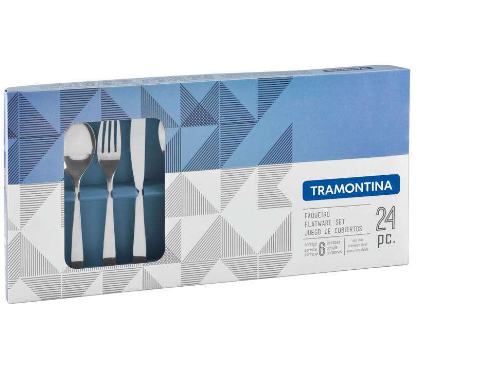 Faqueiro Tramontina Inox Laguna 24 Peças - 3