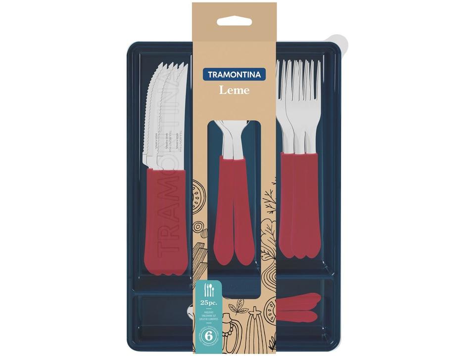 Faqueiro Tramontina Inox Leme com Gaveteiro 24 Peças - 4