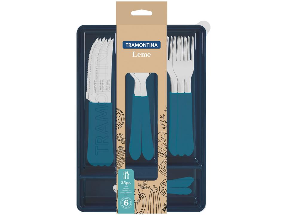 Faqueiro Tramontina Inox Leme com Gaveteiro 24 Peças - 3