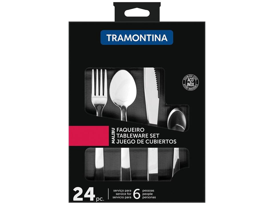 Faqueiro Tramontina Inox Malibu 24 Peças - 6
