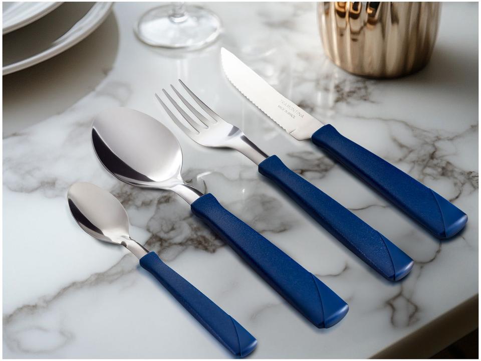 Faqueiro Tramontina Inox New Kolor com Gaveteiro 24 Peças - 1