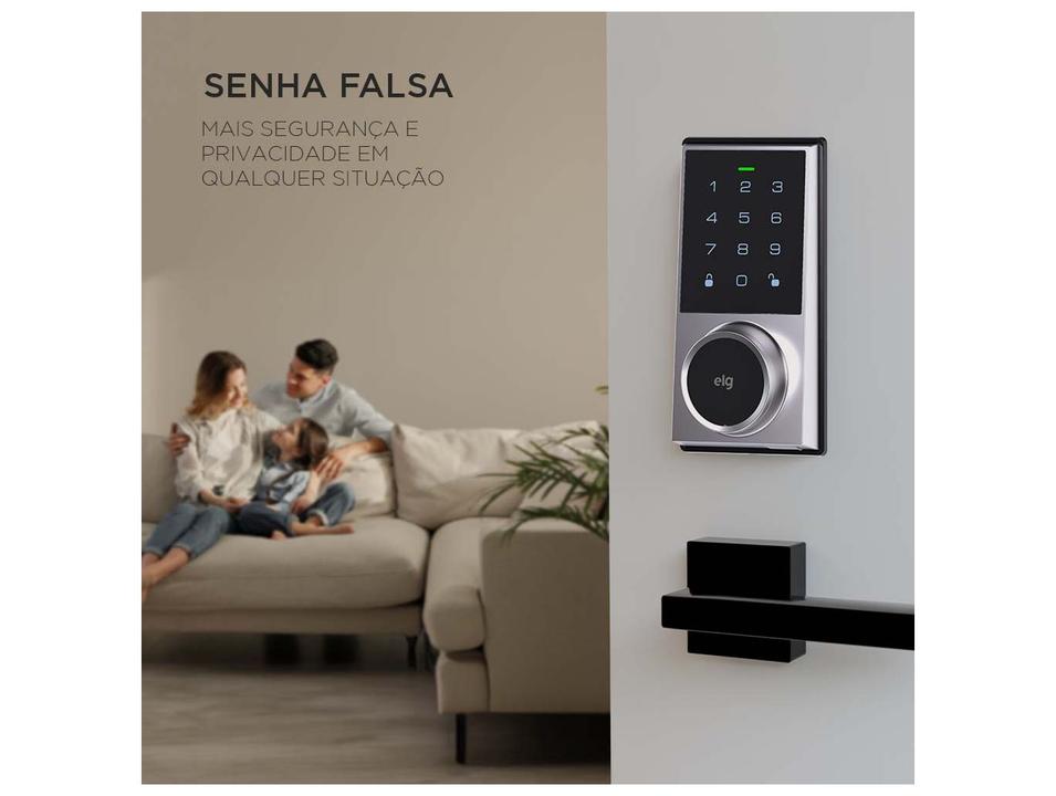 Fechadura Digital ELG SCFD100CZ com Senha de Embutir - 5
