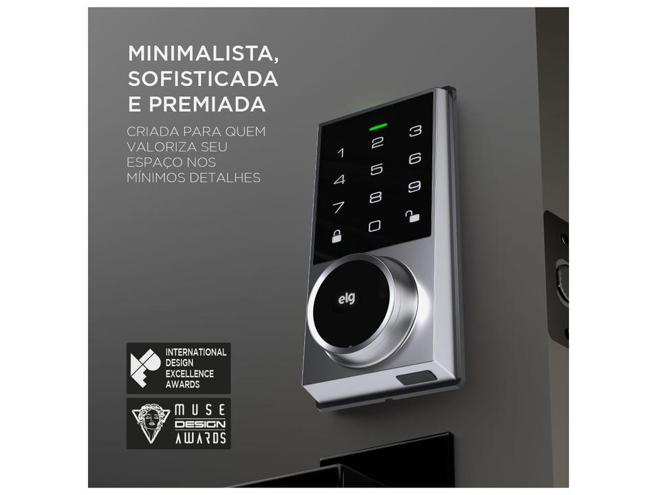 Fechadura Digital ELG SCFD100CZ com Senha de Embutir - 2