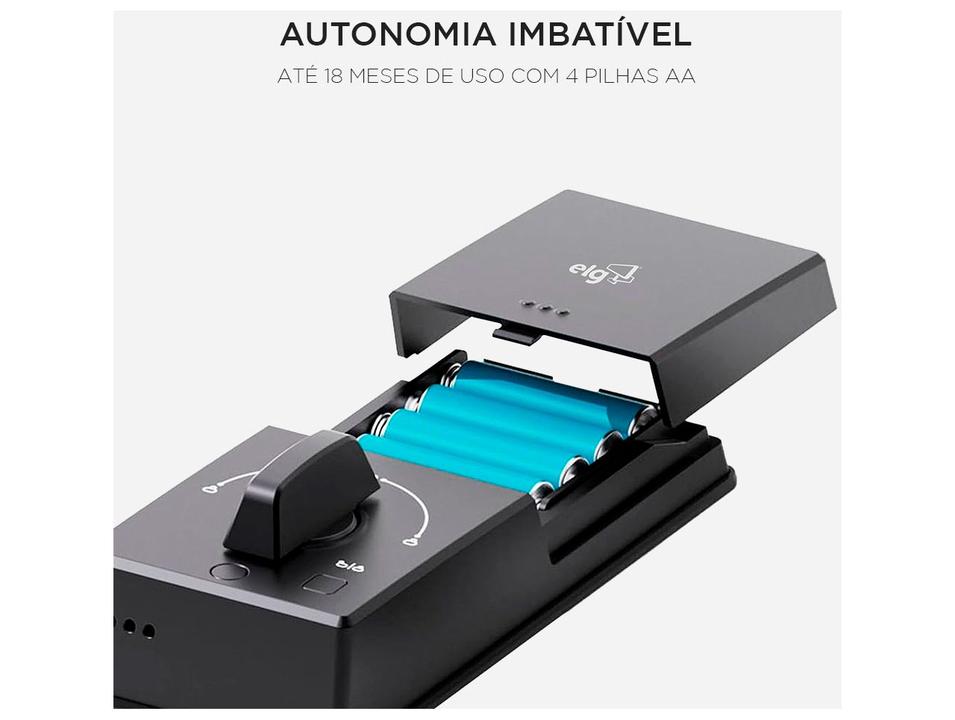 Fechadura Digital ELG SCFD100PR com Senha de Embutir - 1