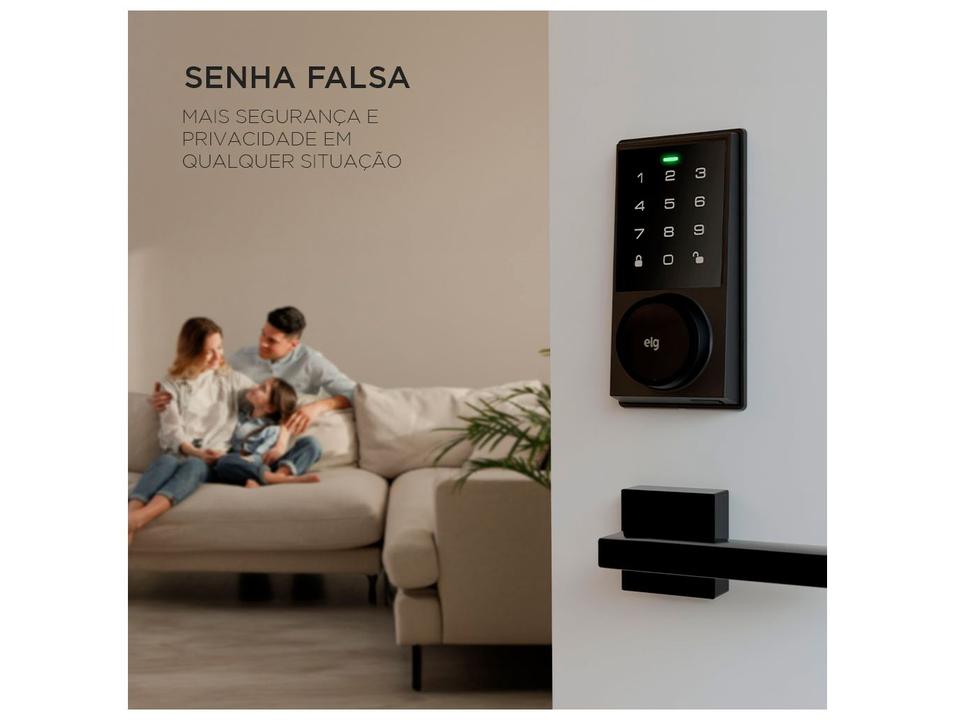 Fechadura Digital ELG SCFD100PR com Senha de Embutir - 5