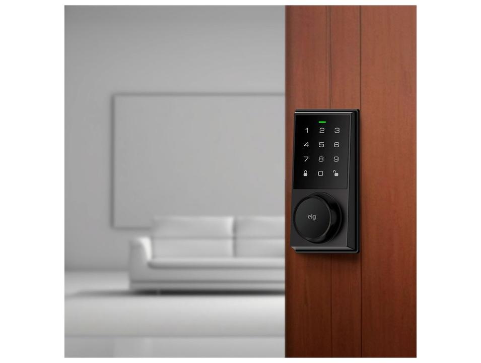 Fechadura Digital ELG SCFD100PR com Senha de Embutir - 8