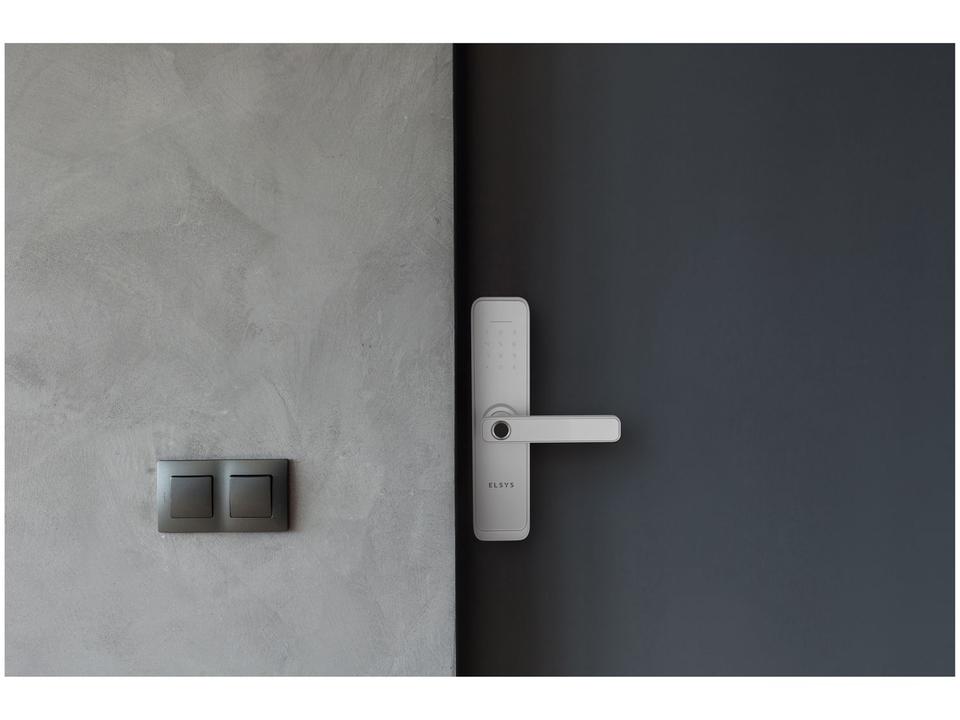 Fechadura Digital Elsys ESF-DE4000B Biométrica Interna Embutir Wi-Fi - 1