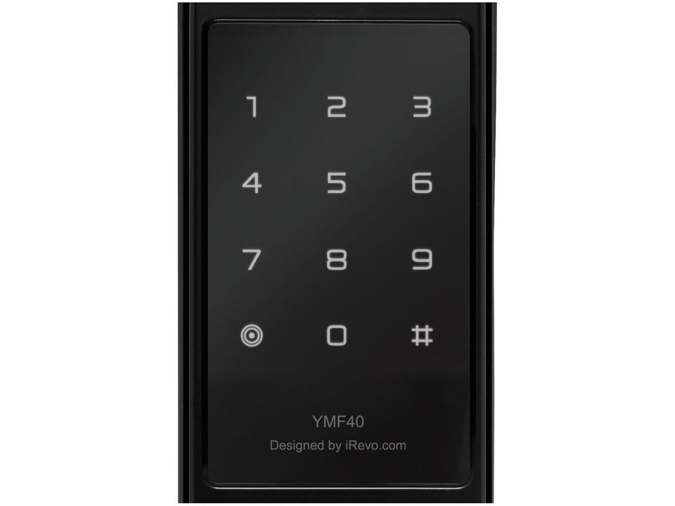Fechadura Digital Yale YMF 40 Biométrica - com Senha Interna de Embutir Compatível com Alexa - 4