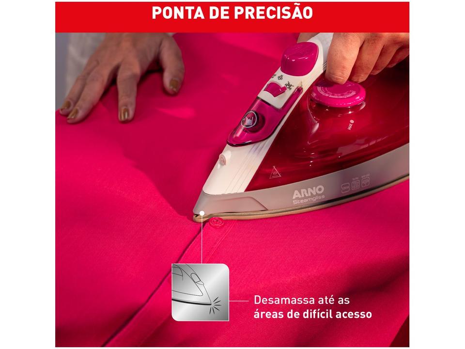 Ferro a Vapor Arno Steamgliss com Base Cerâmica FSGC - 5