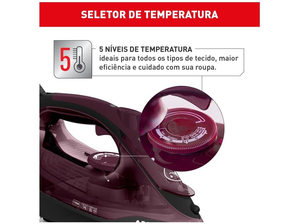 Ferro a Vapor Arno Ultragliss com Base Durilium Airglide FMV - 4