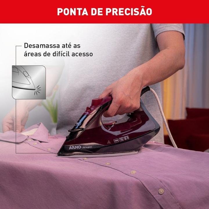 Ferro a Vapor Arno Ultragliss com Base Durilium Airglide FMV - 7
