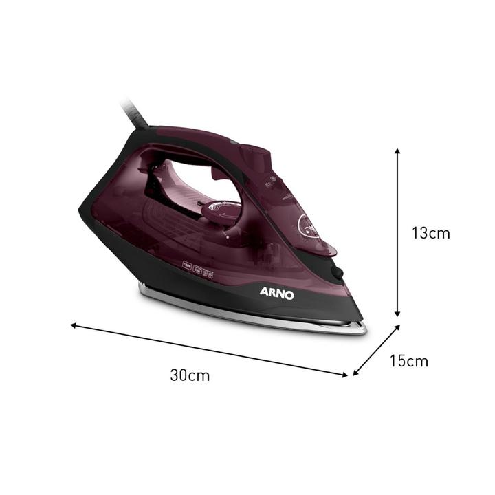 Ferro a Vapor Arno Ultragliss com Base Durilium Airglide FMV - 9