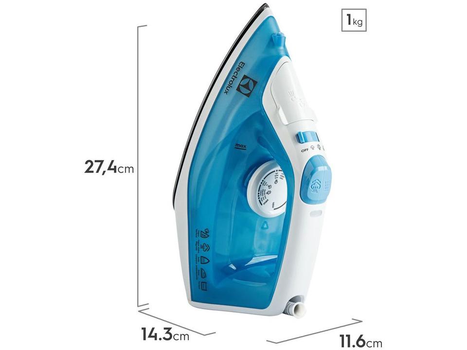 Ferro de Passar a Vapor e a Seco Electrolux - 1
