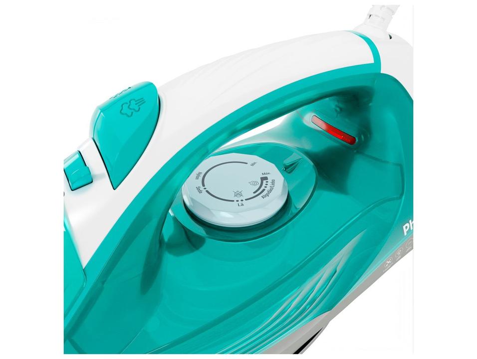 Ferro de Passar a Vapor Philco PFV71 Verde e Branco - 6