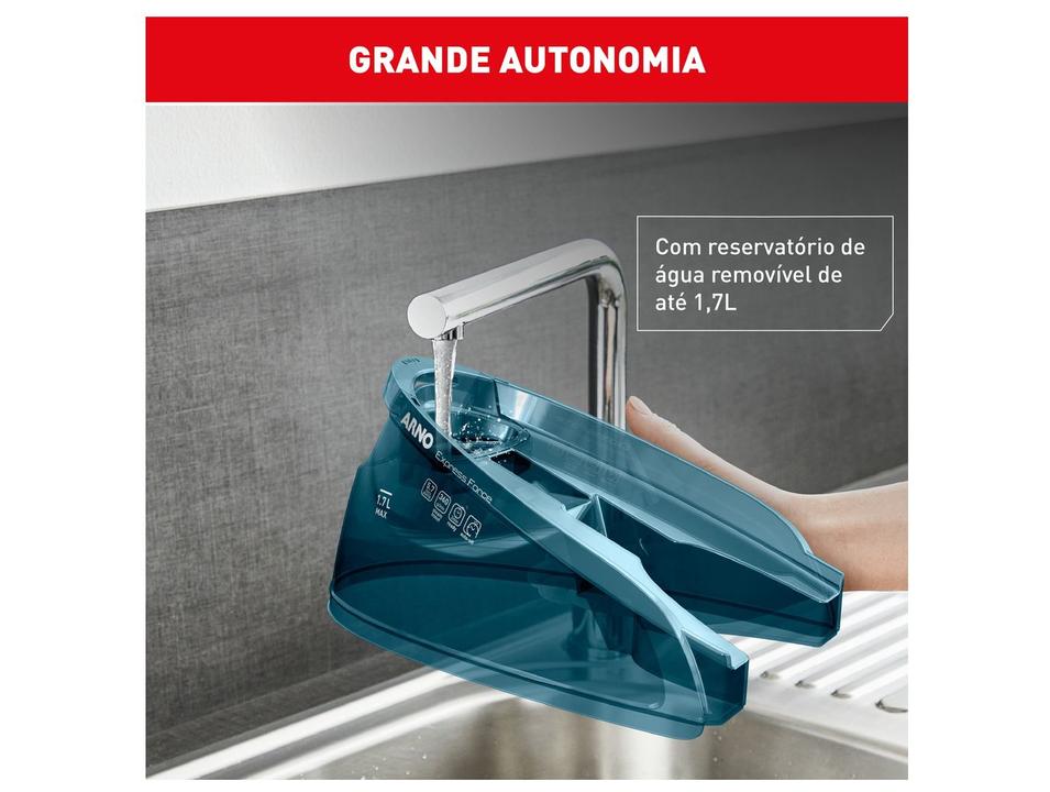 Ferro de Passar com Estação a Vapor Arno Express Force SSEF Azul - 5