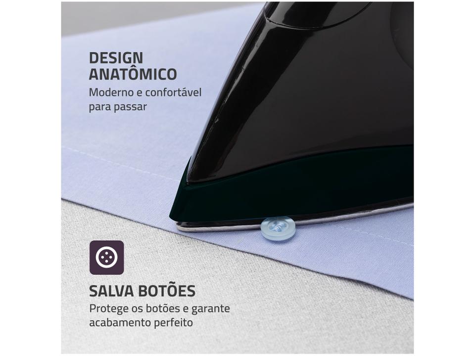 Ferro de Passar Roupa a Seco Mondial FSN-55-B Preto - 3